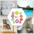 thumbnail image 1 of pdqouc Durable Bathroom Anti-slip Stickers Bathtub Stickers Non Slip 20 PCS Safetyes Shower Tread Adhesive Bright Colorful Flowers Appliques with Scraper, 1 of 5