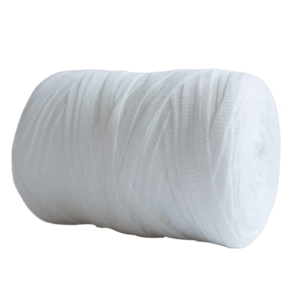 pdqouc Flat Hollow Yarn Flat Ribbon Yarn Woven Rope DIY Woven Bag Hook Sandals Weaving Yarn Ribbon for Home Garden Multi Purpose Handmade Craft Making Supplies