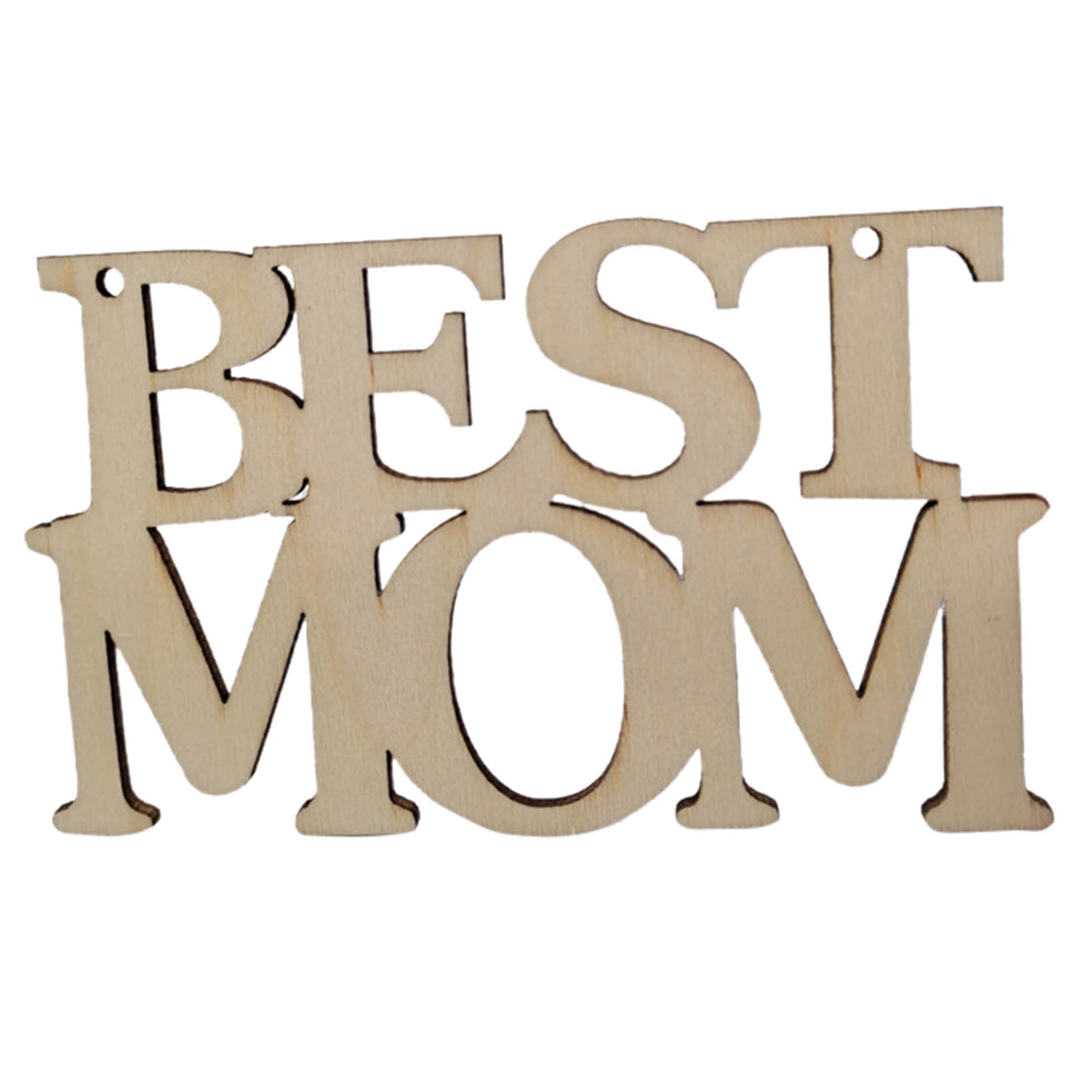 pdqouc Gift Pendant Wooden Hollowed Out Mother's Day Wooden Crafts