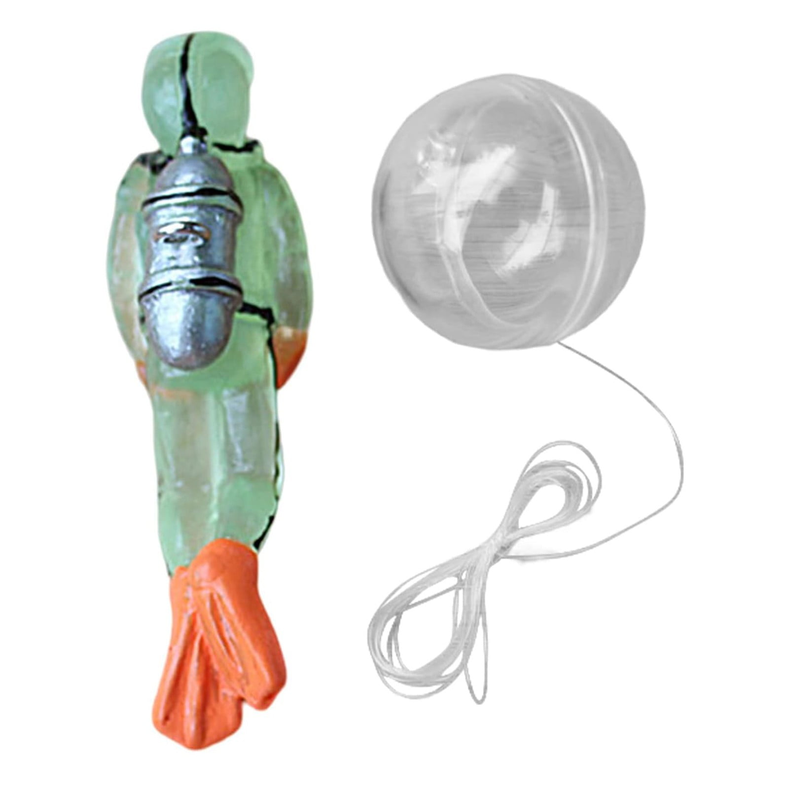 pdqouc Glow In The Dark Fish Tank Decorations Cute Little Diver ...