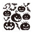 thumbnail image 1 of pdqouc Hallow-een Party Supplies Halloween Window Clings for Glass Pumpkin Bat Door Stickers Halloween Decorations Glass Stickers Wall Decals for Home Party Decoration, 1 of 7