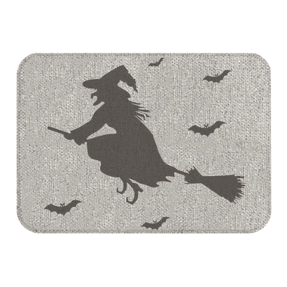 pdqouc Halloween Decoration Skull Bat Funny Floor Mat Carpet Doormat Decoration Creative Funny Holiday Party Decor Gifts Supplies for Men Women Kids Photo Taking Props