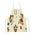 thumbnail image 1 of pdqouc Holiday Themed Apron Women's Men's Apron Halloween Funny Pattern Design Halloween Apron Dress Black Creative 2024 New Party Themed Decor Props Great Gifts Idea, 1 of 6