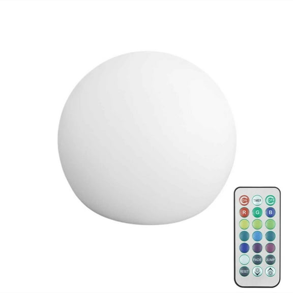 pdqouc LED Floating Light Swimming Pool Light Garden Land-scape Balllight Durable Garden Pool Party Atmosphere Decoration Remote Control Lights