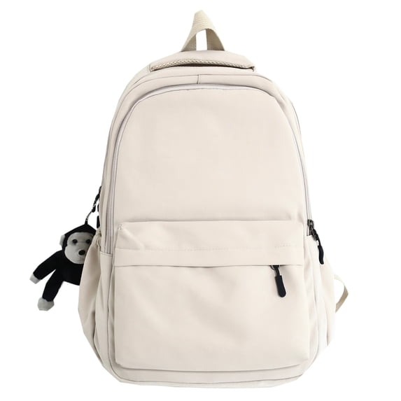 pdqouc Lightweight Casual School Backpack Multi Color Practical Back to School Travel Hiking Bags Large Capacity Stationery Storage Bags School Office Supplies