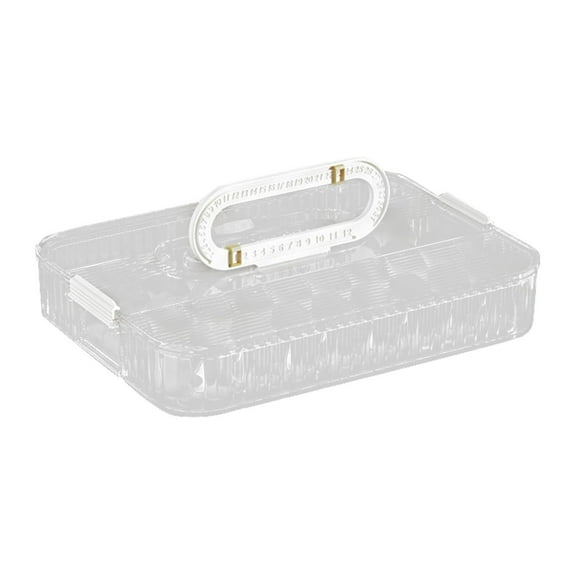 pdqouc Meat Container for Fridge Clear Lid with White Handle Lunch Meat Container for Refrigerator 3/4 Layer Cheese Storage Container with Date Recording Containers Refrigerator Food Storage Box