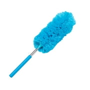 pdqouc Microfiber Duster with Telescopic Extension Pole, 10-29.5in, Feather Dusting Attachment for High Ceilings and Surfaces, Home Cleaning Kit