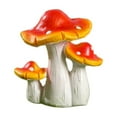 thumbnail image 1 of pdqouc Miniature Resin Mushroom,Fairy Garden Mushrooms for Outdoor Home Décor,Cake Decoration,DIY Crafts,Landscape Plant Pots Accessories,Red, 1 of 4