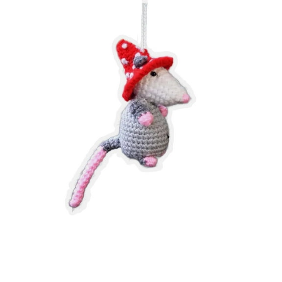 pdqouc Opossum Car Accessories Acrylic Possum Car Pendant Car Hanging Car Decoration Possum Lover Gift Fall Porch Decorations Outdoor Christmas Party Props Holiday Decor