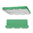 thumbnail image 1 of pdqouc Porch Swing Canopy Replacement Cover Set, Sun Shade Awning with Seat Cover for Outdoor Garden Patio, Top 249x185x18cm + Seat 150x150x10cm, Water Resistant, 1 of 9