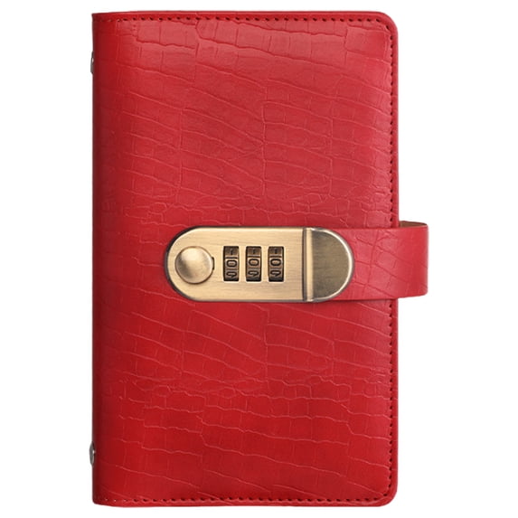 pdqouc Portable Financial Management Notebook with SecurityLock, Complete Savings Goal Tracking System with Storage Pockets, Compact Size for Daily Budget Recording and CashOrganizing