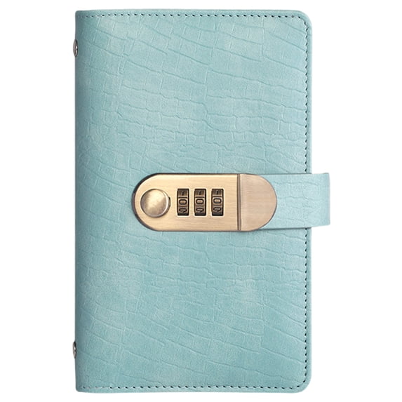pdqouc Portable Financial Management Notebook with SecurityLock, Complete Savings Goal Tracking System with Storage Pockets, Compact Size for Daily Budget Recording and CashOrganizing
