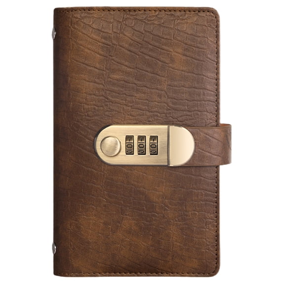 pdqouc Portable Financial Management Notebook with SecurityLock, Complete Savings Goal Tracking System with Storage Pockets, Compact Size for Daily Budget Recording and CashOrganizing