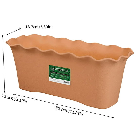 pdqouc Rec Planter Window Boxes Planters Rectangular Large Window Sill Planters Indoor Pots with Herb Flower Pots Practical Home Garden Tools