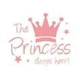 thumbnail image 1 of pdqouc Removable The Princess Wall Sticker Wall Sticker Girls Bedroom Decor Baby Room Art Decal Christmas Holiday Party Props Xmas Vintage Decorations, 1 of 3