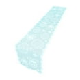 thumbnail image 1 of pdqouc Restaurant Rabbit Egg Decoration Table Flag Party Decoration Holiday Dining Table Cloth Wedding Shower Thanksgiving 72x13 Inches Table Runner Solid Lace Cute Pattern Design, 1 of 8