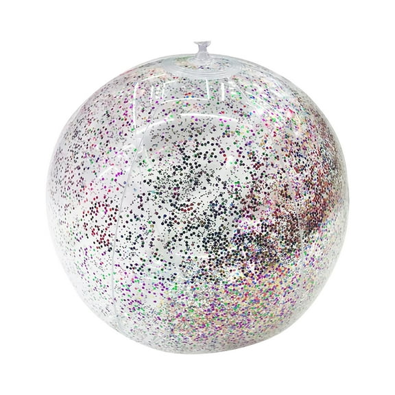 pdqouc Sequins Confetti Toy Pool Poo Inflatable Clear Glitter Beach Beach Toy 24in Practical Party Decor Supplies