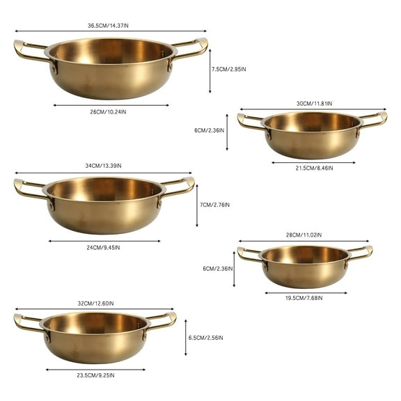 pdqouc Stainless Steel Dutch Oven, Induction Compatible Stockpot, Dishwasher Safe Casserole Pot, Oven Safe, Matte Black with Silicone Handles, Accent Series Cookware Golden