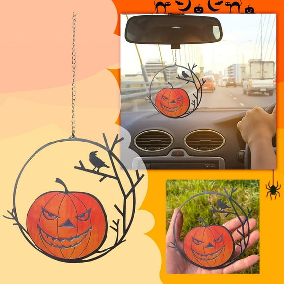 pdqouc Suncatcher Halloween Pumpkin Outdoor Decorative Pie Ornament Pumpkin Head Yard Ornament Suncatcher Yard Holiday Party Window Decor