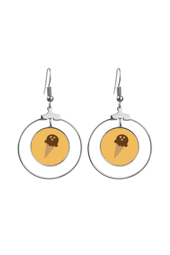 peanut chote sweet ice earrings dangle hoop jewelry drop circle