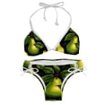thumbnail image 1 of pear Detachable Sponge Adjustable Strap Bikini Set Two-Pack Beachwear Scene Swimsuit, 1 of 6