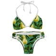 thumbnail image 1 of pear Detachable Sponge Adjustable Strap Bikini Set Two-Pack - Versatile Swim Suit for All Scenes, 1 of 6