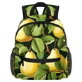 thumbnail image 1 of pear Large Capacity Backpack with Adjustable Shoulder Strap, Printed Design, Lightweight , Shoulder Backpack Book Bag, Small Backpack Purses for Teens, 1 of 6