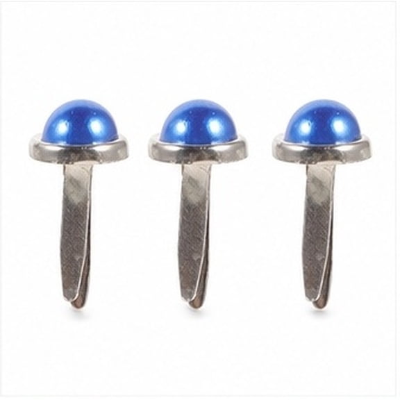 50pcs Metal Snap Fasteners for Scrapbooking and Crafts, Assorted Colors, Brads 0.59 x 0.24 x 0.24 Inch