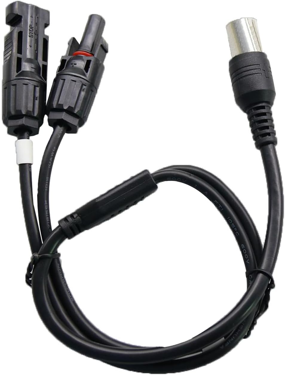pecron Solar Charging Cable, M/C/4 to 5-Pin GX16 Aviation Plug Solar Charging Cable for E600LFP, E1500LFP, E2000LFP, E1500PRO, E3000, E1000PRO