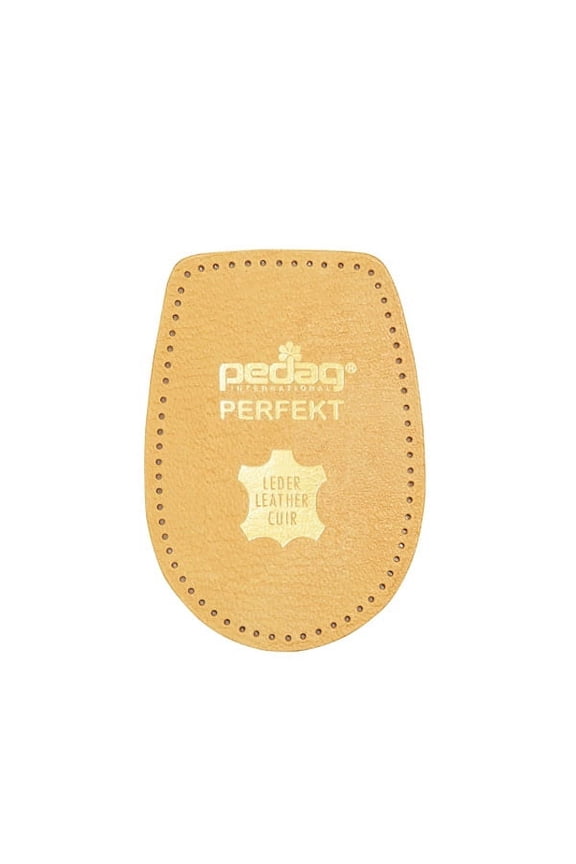 ® PERFEKT Black Extra Soft, Anti-Skid Heel Pad Cushions, Black Leather, Size L 5-7