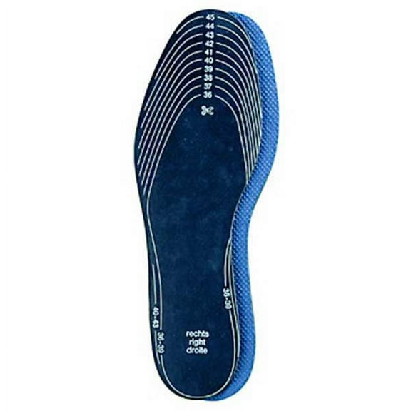 pedag STOP ODEUR Trimable Soft Odor Absorbing Hypoallergenic Insoles, Super Effective Active Charcoal, One Size Trimable