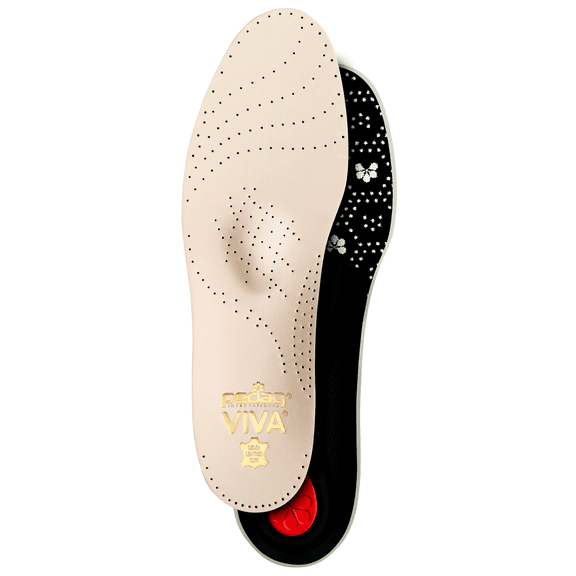 pedag® VIVA® Semi-Rigid Orthotic Insole Metatarsal Pad Vegetable Tanned Leather Heat Moldable Size 12L/9M