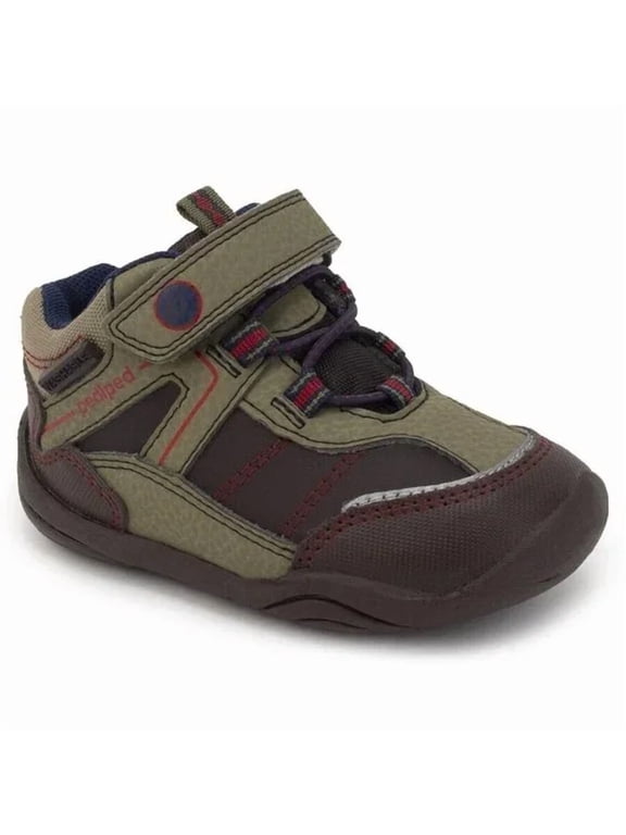 Boys' Max First Walker Shoe, Mud, 21 Child EU Toddler (5.5 US)