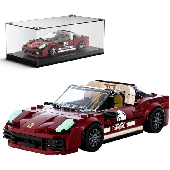 peed Champion 911 Targa Car Building Sets with Display Case, 27060 Model Car Building Kits(362PCS)