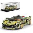 thumbnail image 1 of peed Champion Super Car Building Sets with Display Case, Model Car Kits Sports Building Blocks, Cool Simulation Cockpit Race Kits for Adults(333 PCS), 1 of 6