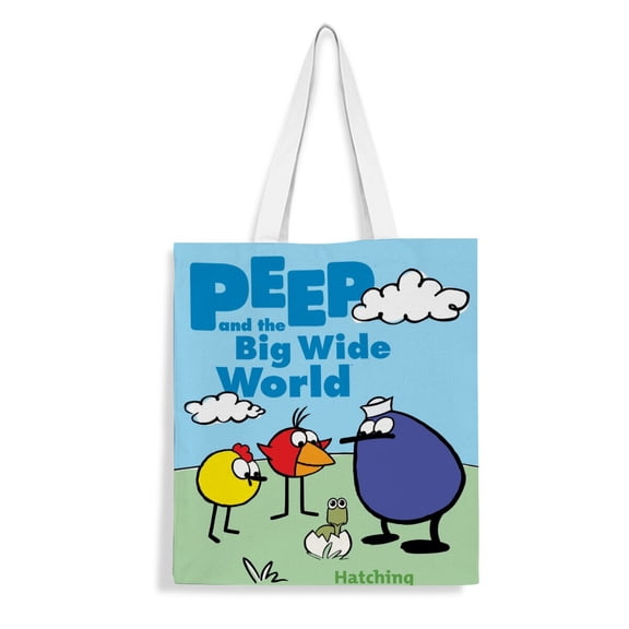 peep and the big wide world Tote Bag Fans Inspired Gift Lover Shoulder Bag Shopping Canvas Merchandise