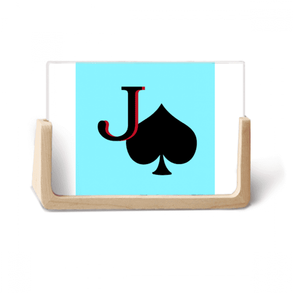 pejacky spade j poker photo wooden photo frame tabletop display