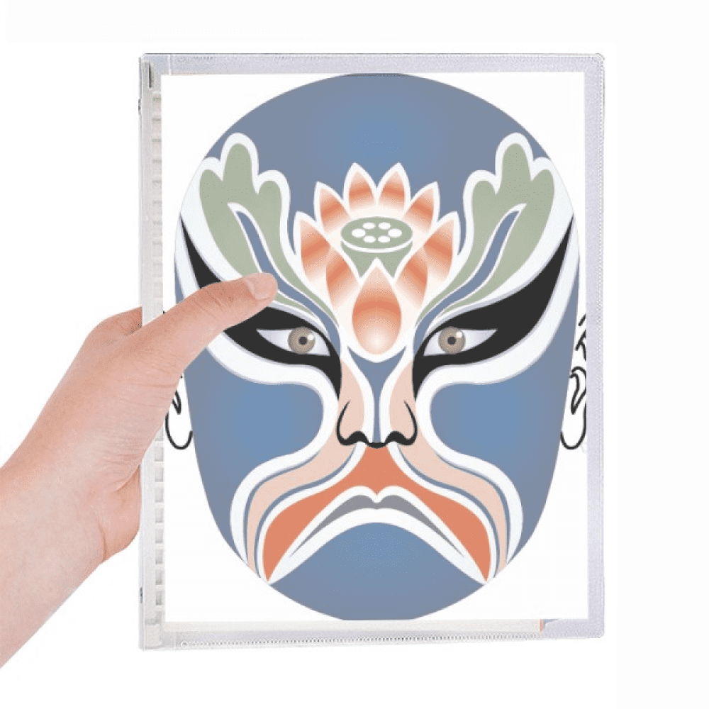 peking opera head colorful xiangjianghui notebook loose diary refillable journal statiry