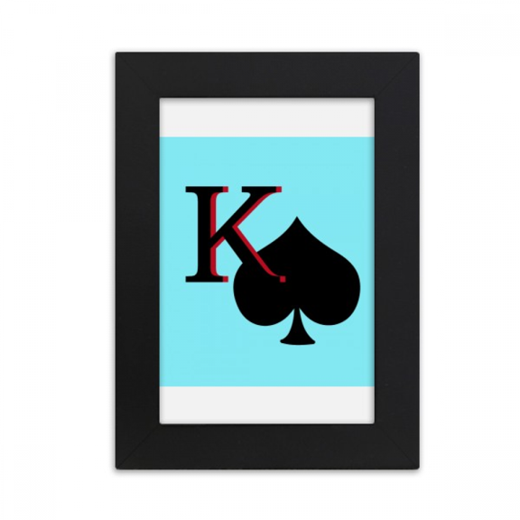 peking spade k poker desktop photo frame picture display art painting exhibit