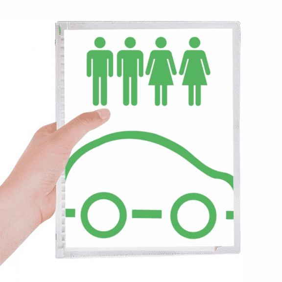 people energy vehicles protect environment notebook loose diary refillable journal statiry