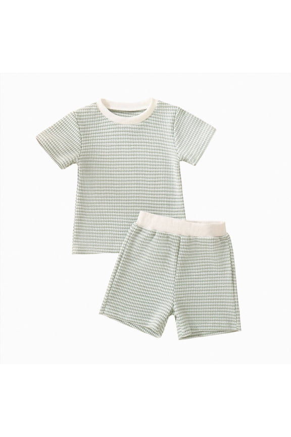 Baby Boy Outfits Summer Outfits Simple 18 Months Boy Clothes Baby Shorts Knitting Set Holiday