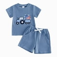 thumbnail image 1 of peqiut Toddler Baby Boy Clothes 0 6 12 18 24 Months 3T Letter MAMA'S BOY Short Sleeve T Shirt Top and Pants with Pocket Cute Summer Outfit 2Pcs Set, 1 of 4