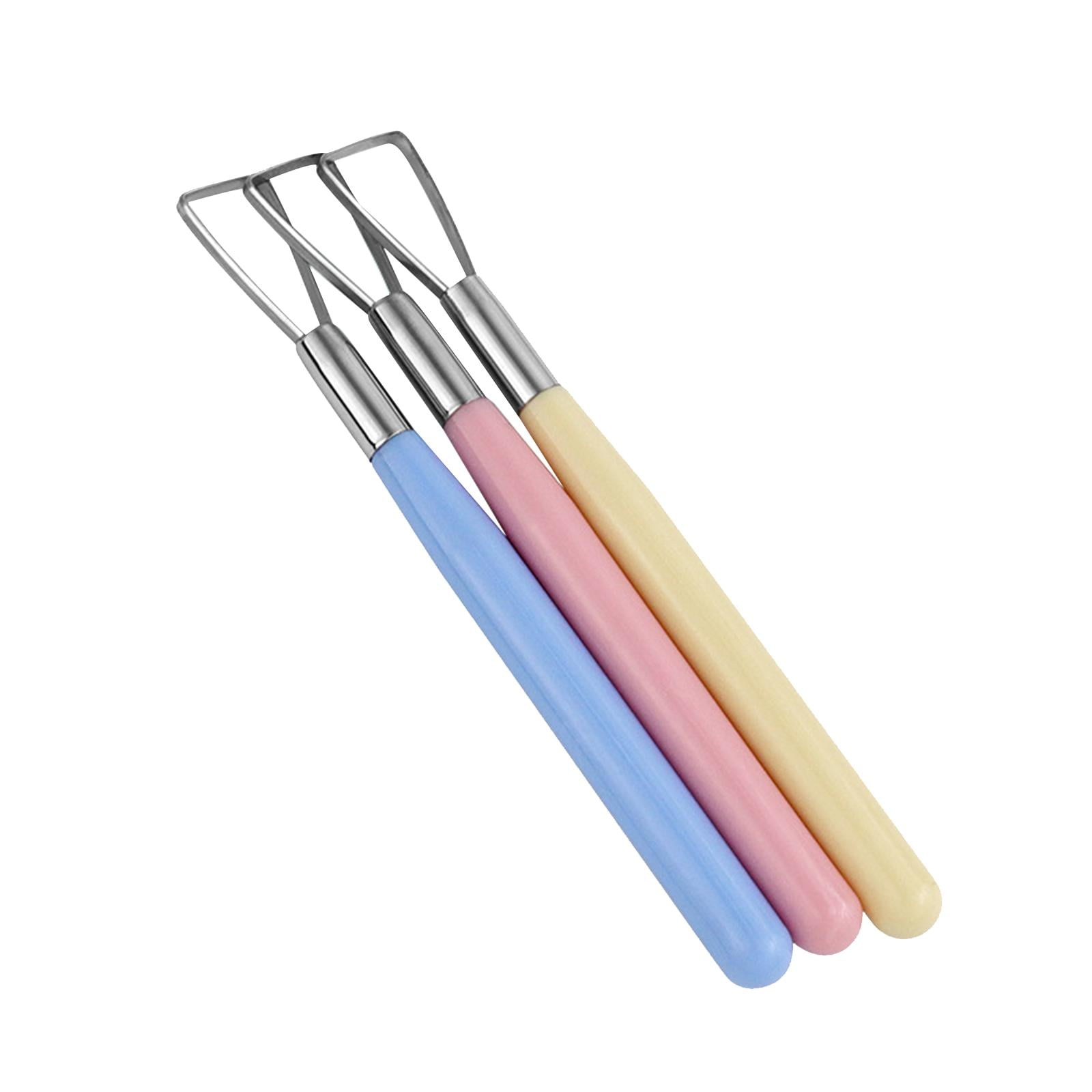 perfeclan 3 Pieces Pottery Sculpting Tools Carving Tools for Pottery