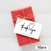 perfeclan 50 Pieces Thank You Cards Mothers Day Card Simple Thanksgiving Thank You Wishes Cards for Mothers Day Wedding All Occasions Style A