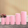 thumbnail image 1 of perfeclan 5Pcs Cylinder Plinth Covers Cylinder Plinth Stand Covers, Elegant Lightweight Cylinder Pedestal Covers for Festivals Birthday Light Pink, 1 of 9