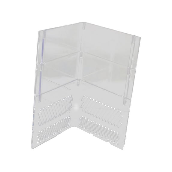 perfeclan Aquarium Comb Overflow Acrylic Tank Blocking Divider Partition Board for Paludarium Accessories Three Layer