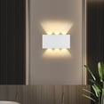 thumbnail image 1 of perfeclan Bedside Wall Lamp Indoor Sconce Wall Nordic Wall Mounted Lighting LED Wall Lamp Wall Sconce for Hallway Garden Sconce Bedroom White, 1 of 9