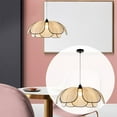 thumbnail image 1 of perfeclan Boho Chandelier Hanging Light Nordic Decorative Bedroom Ceiling Hanging Lamp with E27 Bulb for Study Living Room Cafe Kitchen , diameter 50cm, 1 of 9