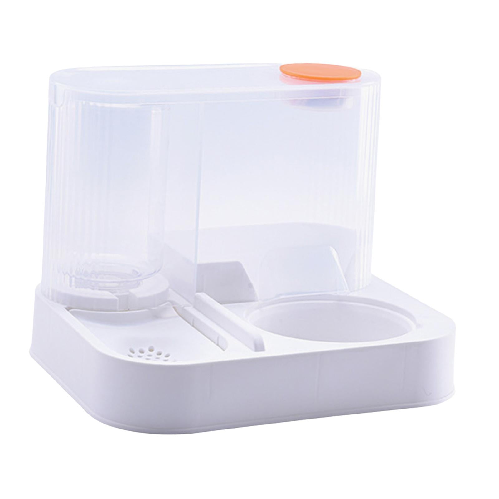 perfeclan Cat Feeder and Water Dispenser Automatic Pet Feeder Cat Dog Bowl Dish Gravity Dog Feeder for Indoor Cats Kitten Puppy Bunny basic