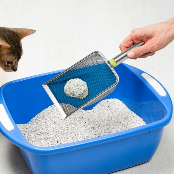 perfeclan Cat Litter Metal Litter er Cleaning Tool Kitty Stainless s Sand for Rabbits Puppy Bunny Mesh 2.8X2.8mm